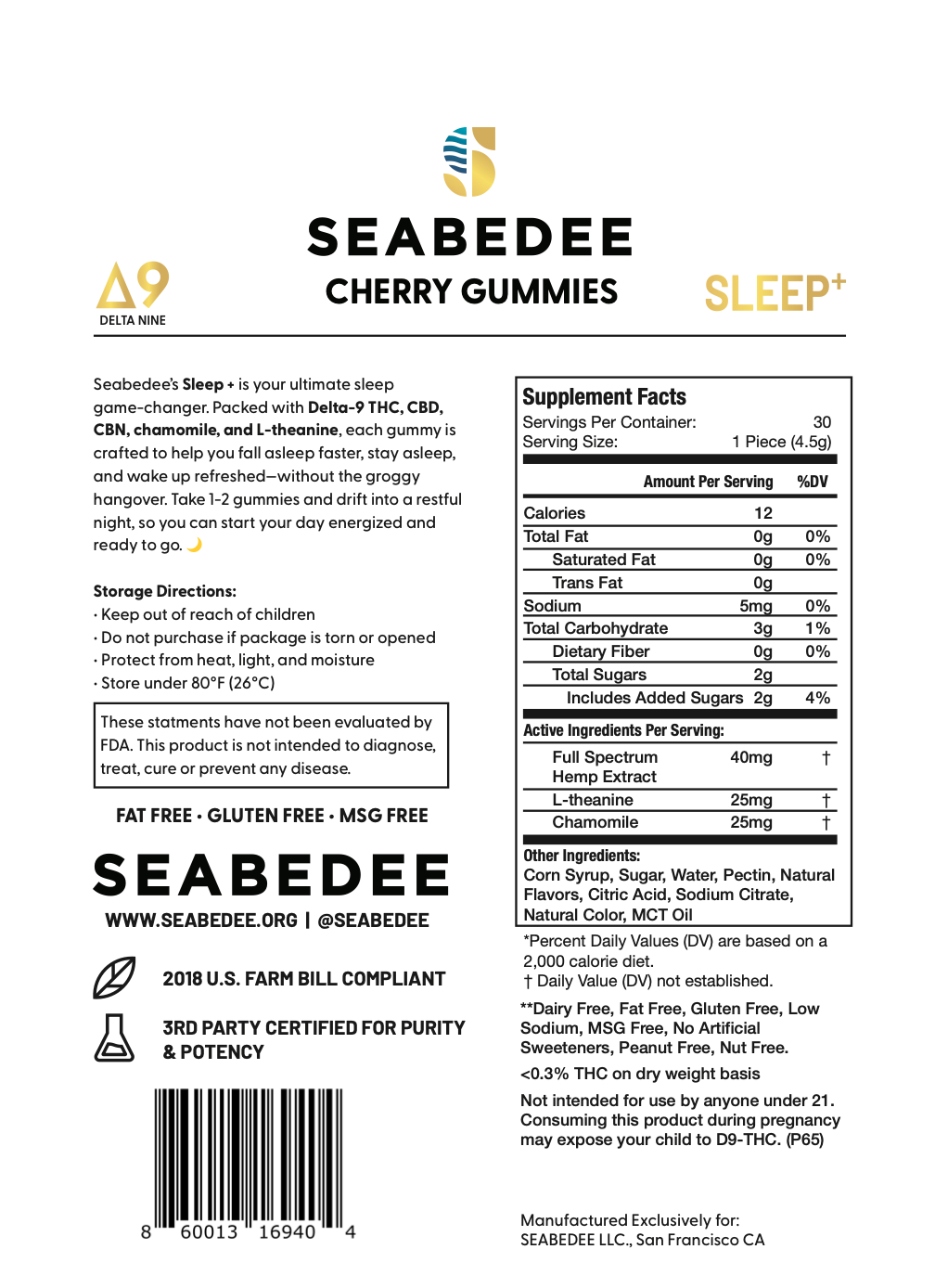 Sleep Aid Gummies